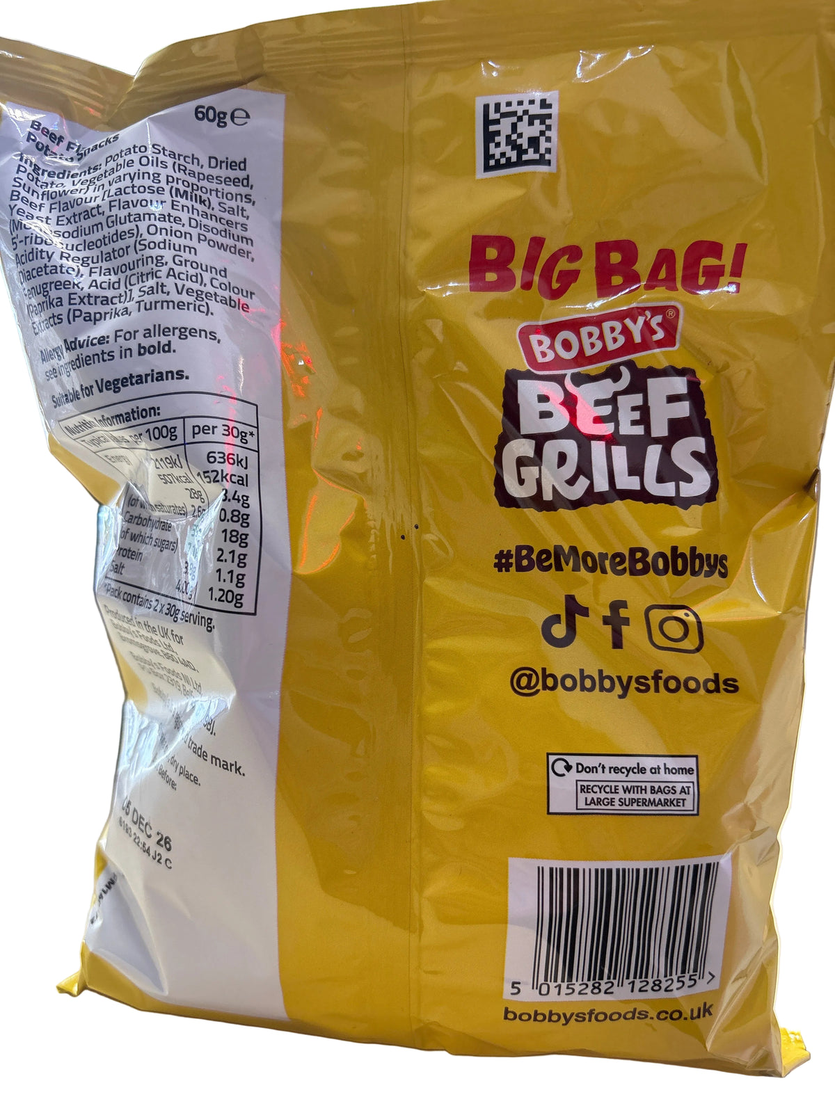 Bobby’s Beef Grills 60g bag