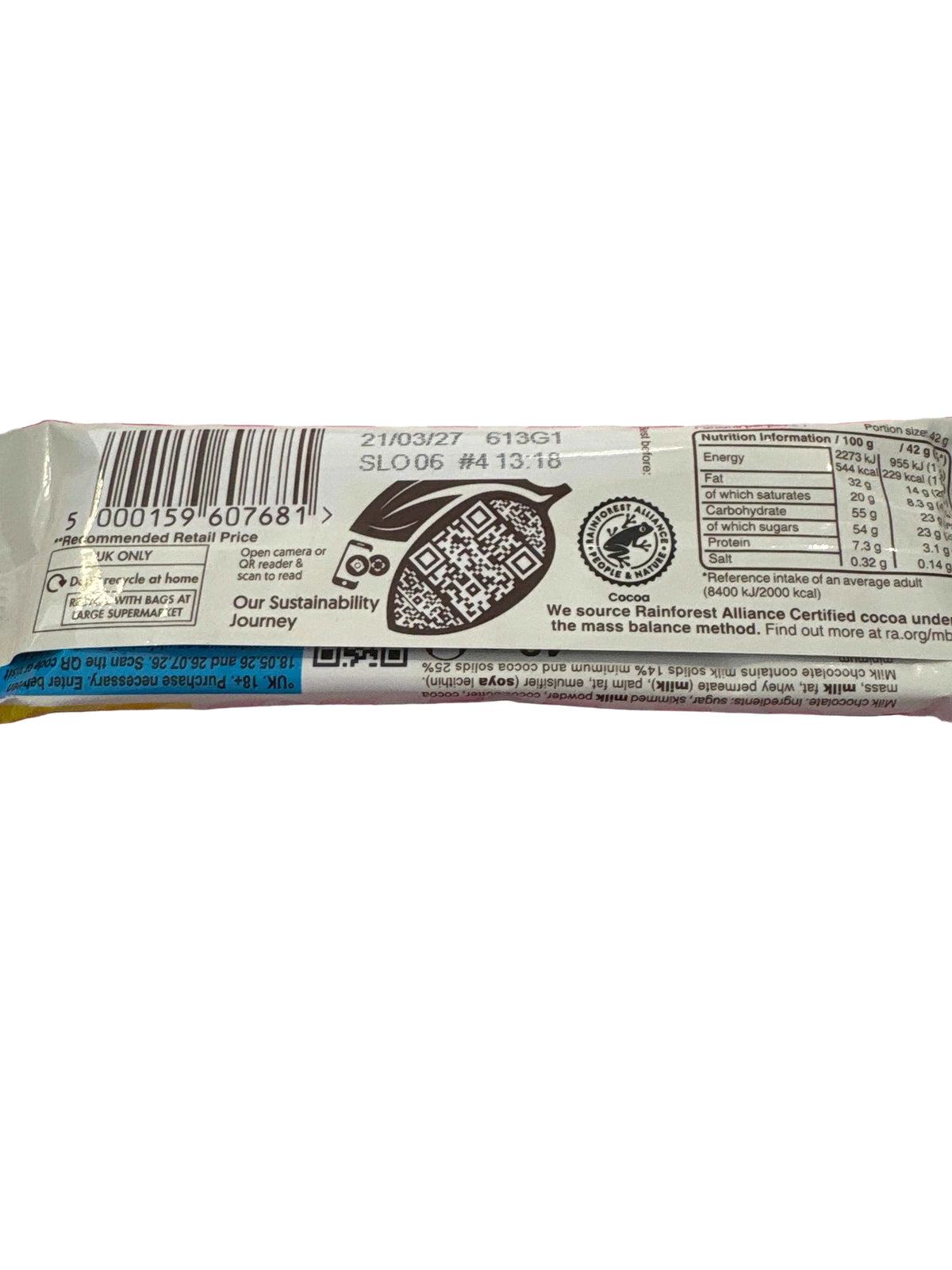 Galaxy smooth milk chocolate