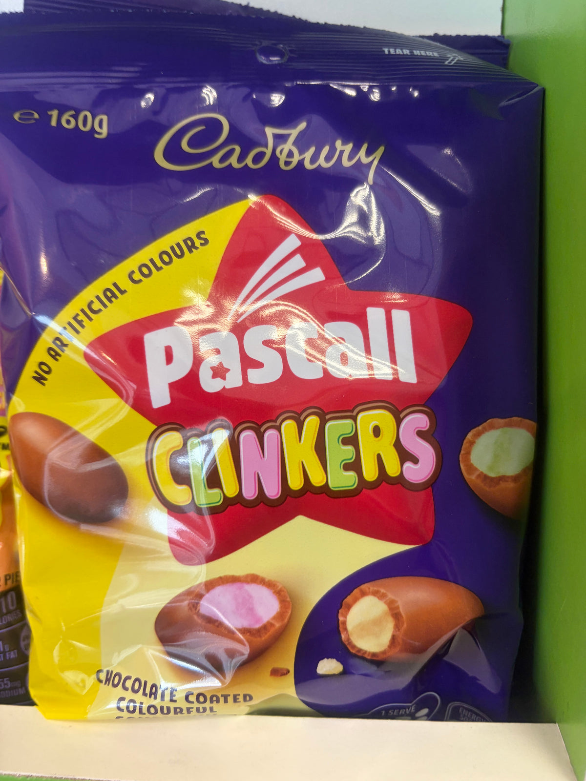 Cadburys pascall clinkers 160g bag