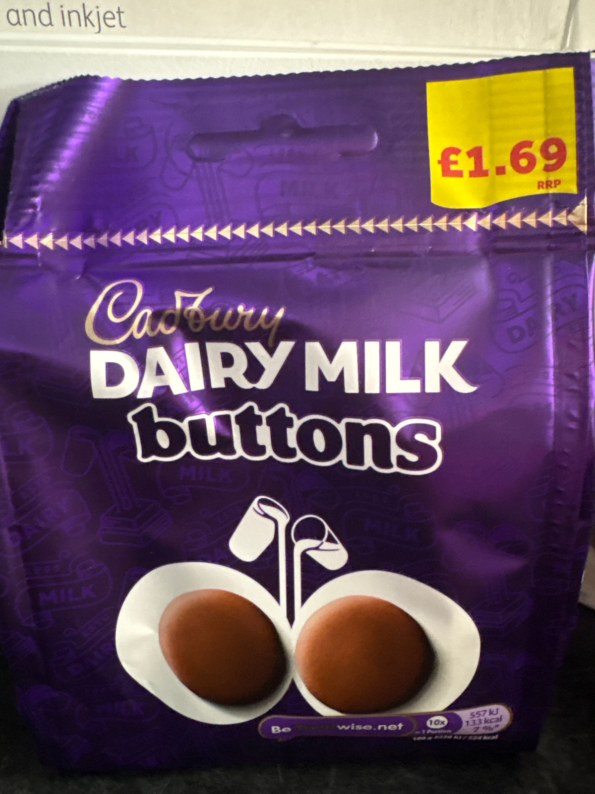 Cadbury’s Dairy Milk Buttons