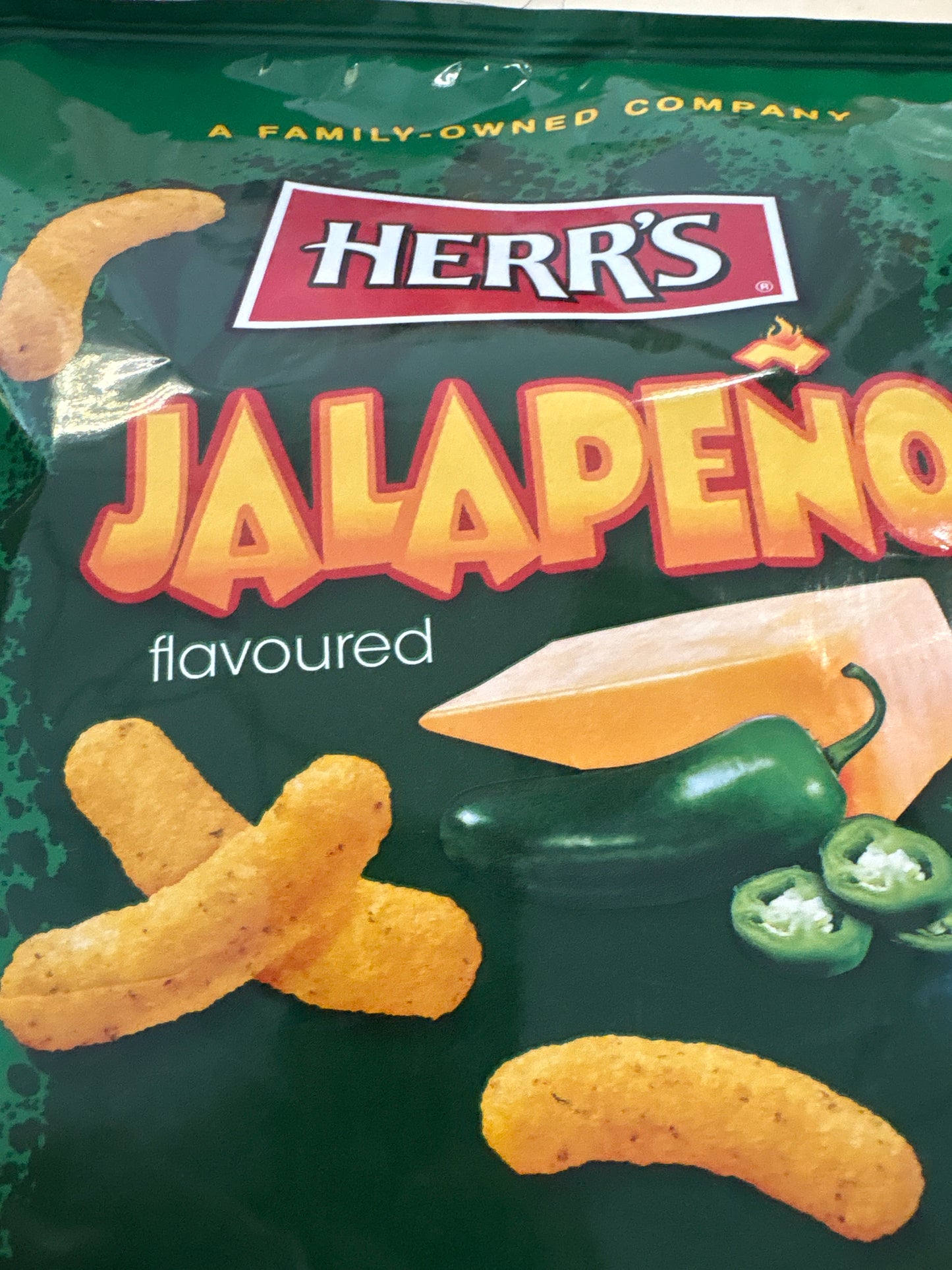 HERR’S Jalapeño flavoured