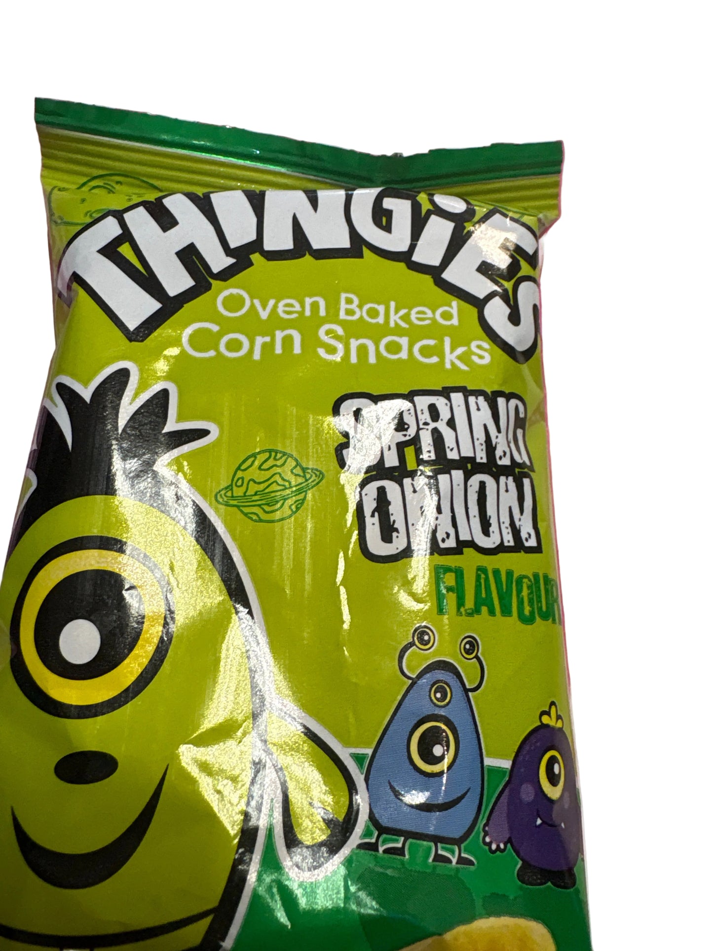 Thingies spring onion flavour oven baked corn snack