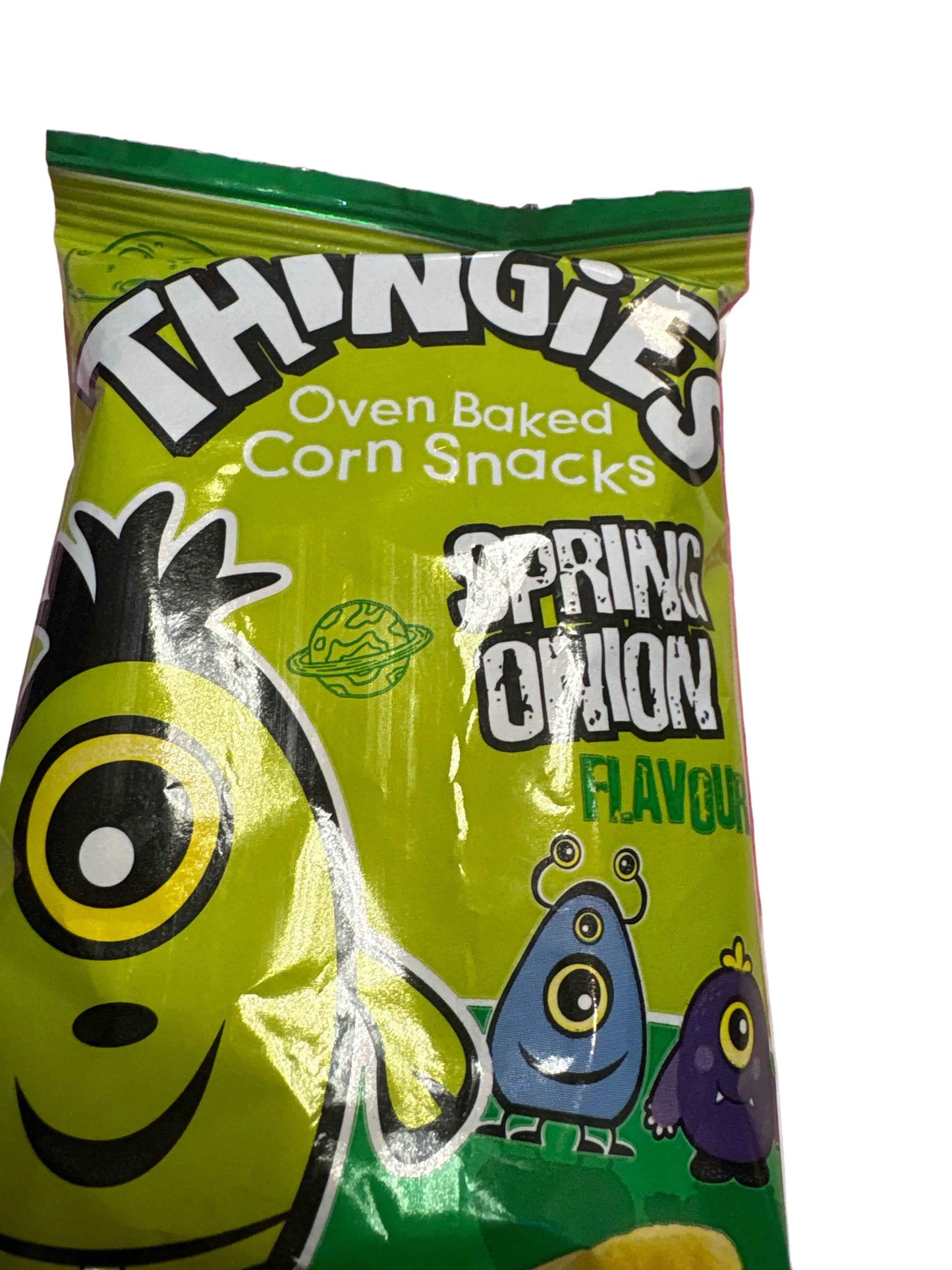 Thingies spring onion flavour oven baked corn snack