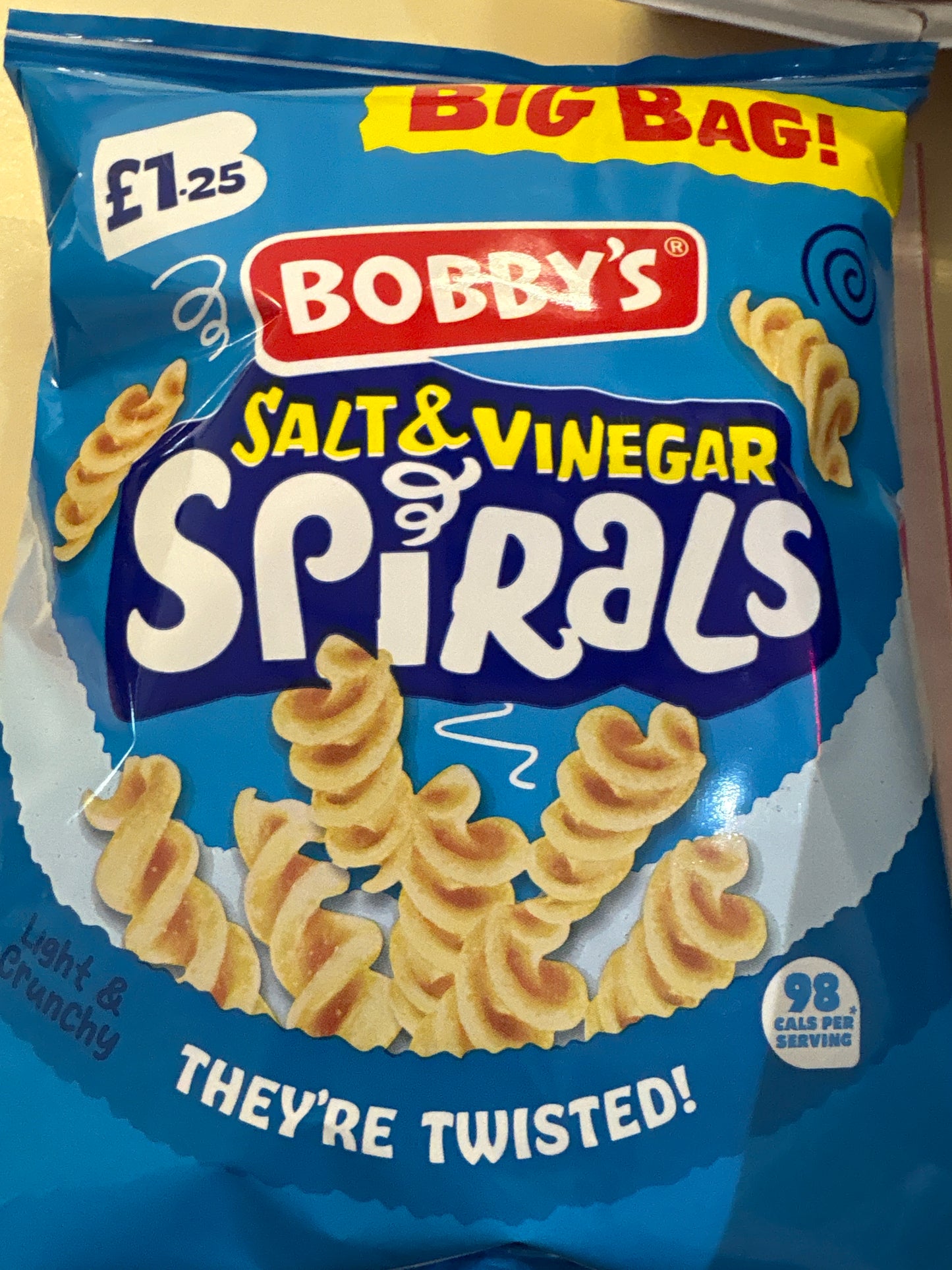 Bobby’s salt and vinegar spirals