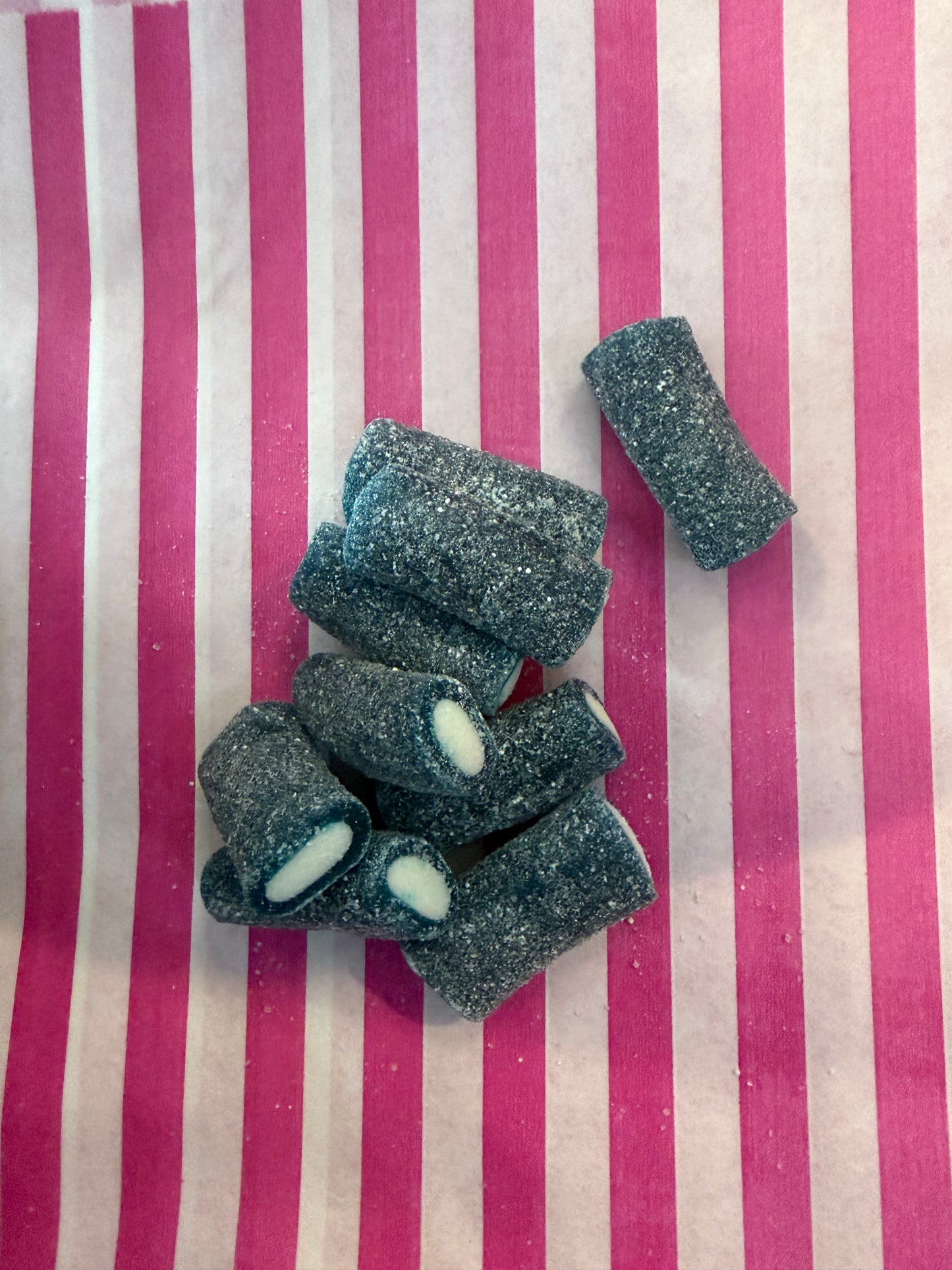 Fizzy Blue Raspberry Pencil Bites