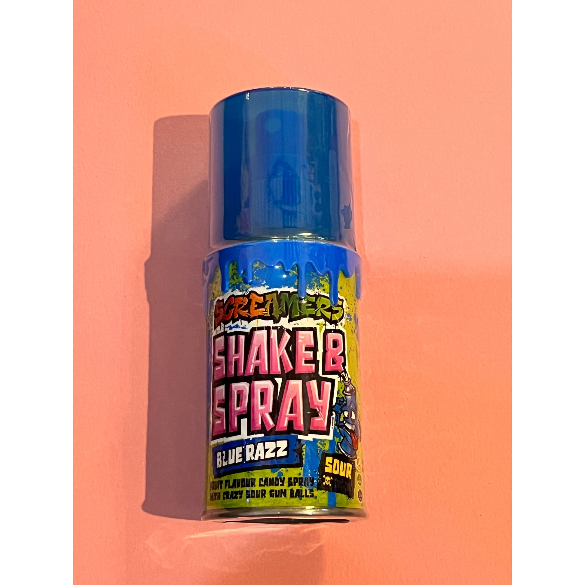 Screamers Shake and Spray 60ml Blue Razz - candy store coppull