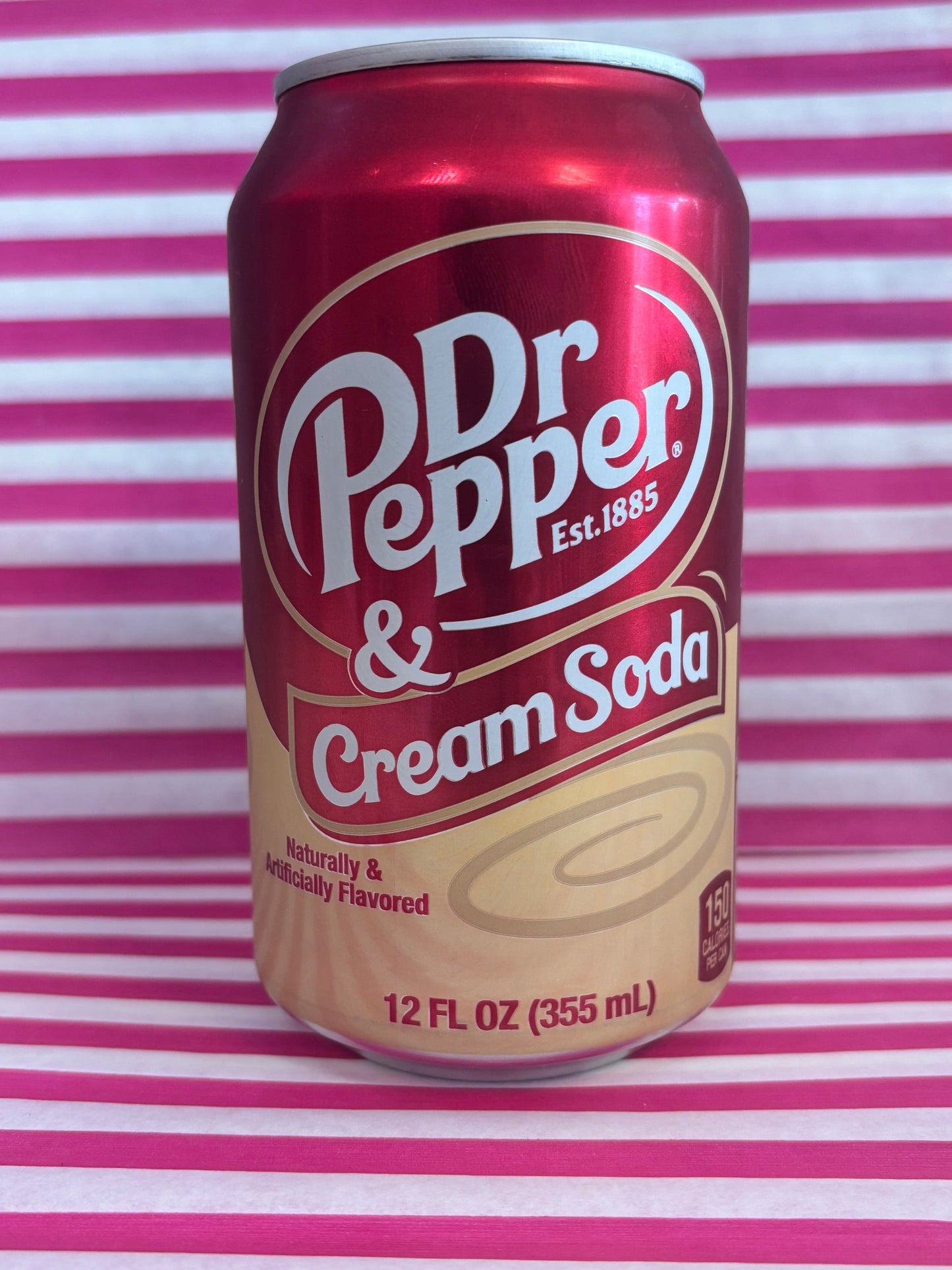 Dr Pepper and Cream Soda 355ml Can - candy store coppull