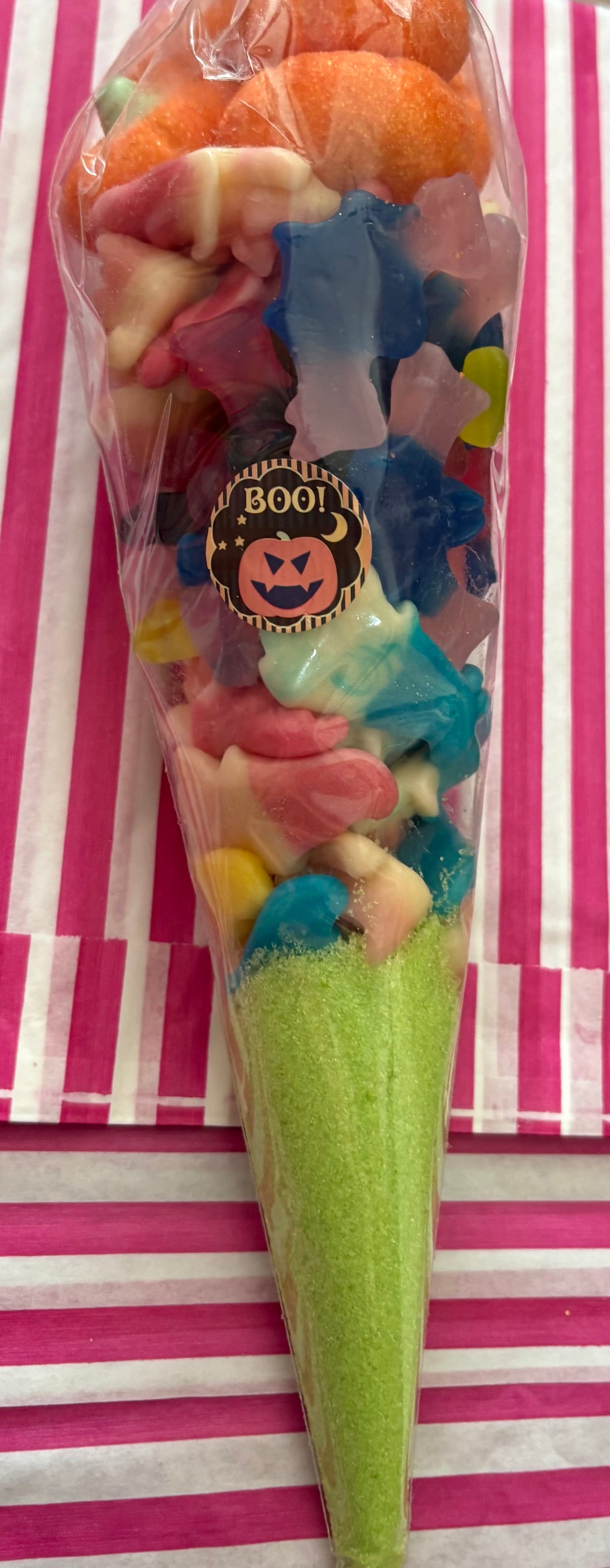 Extra Large Halloween Sweet Cone - candy store coppull