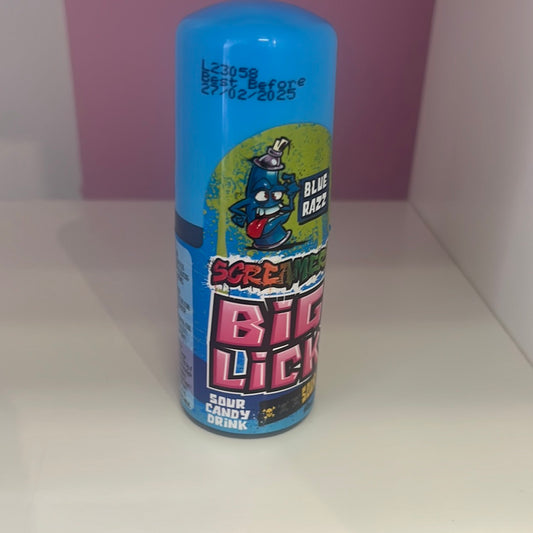Zed Candy Screamers Big Lick Blue Razz - candy store coppull
