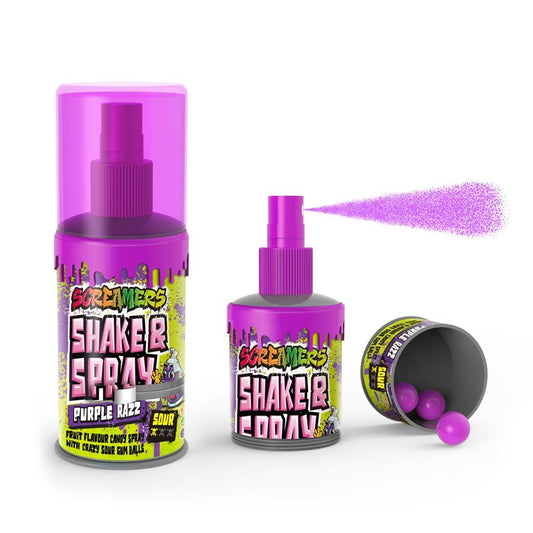 Screamers Shake and Spray 60ml Purple Razz - candy store coppull