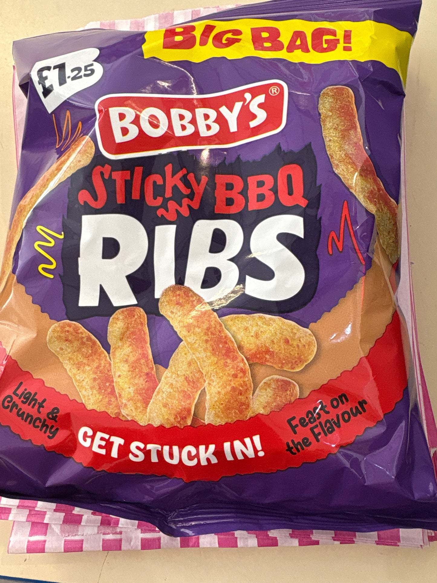 Bobby’s Sticky BBQ Ribs crisp