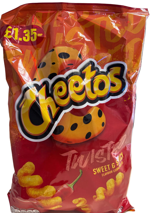 Cheetos Twisted sweet and spicy 85g bag