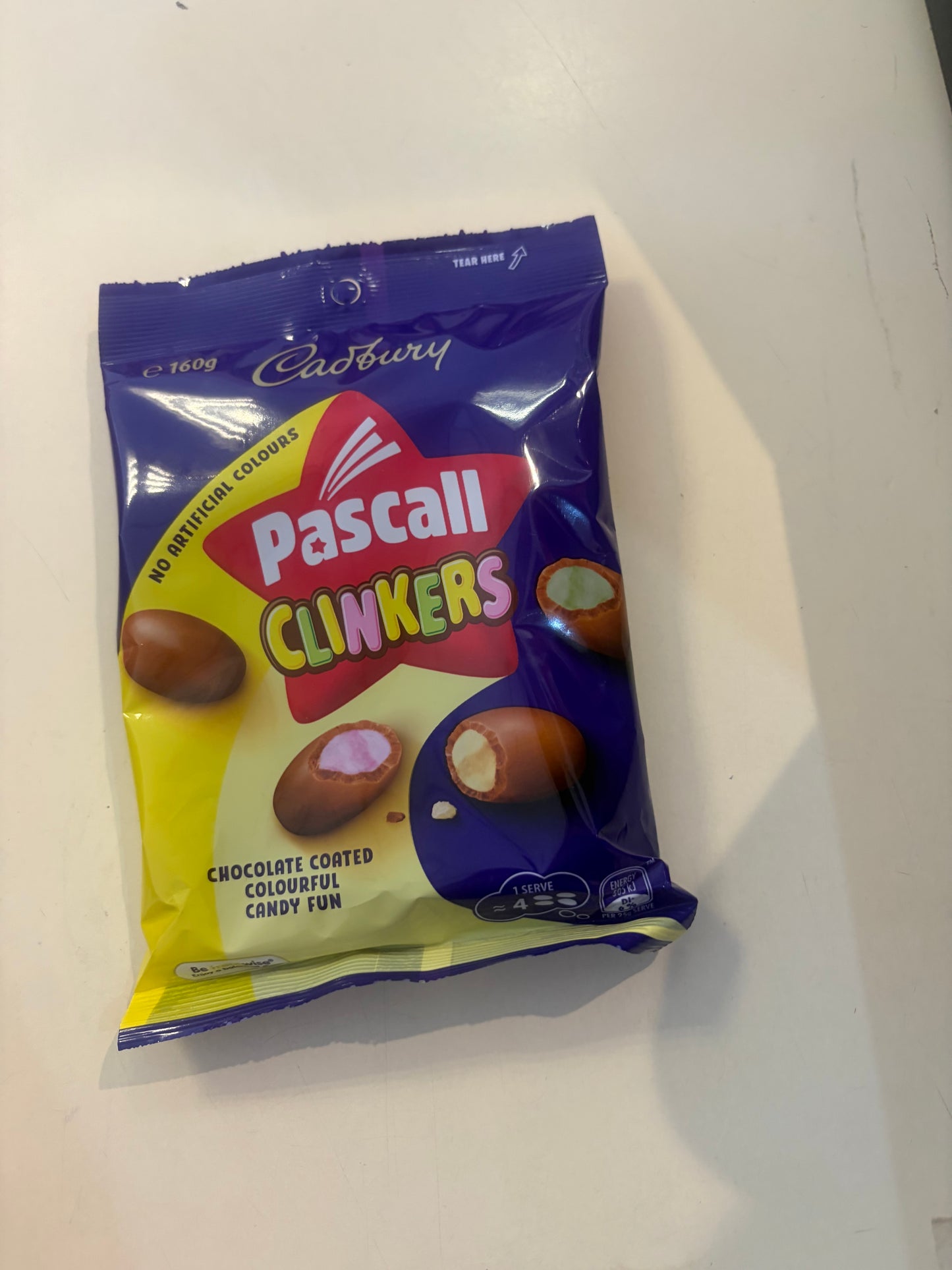 Cadburys pascall clinkers 160g bag