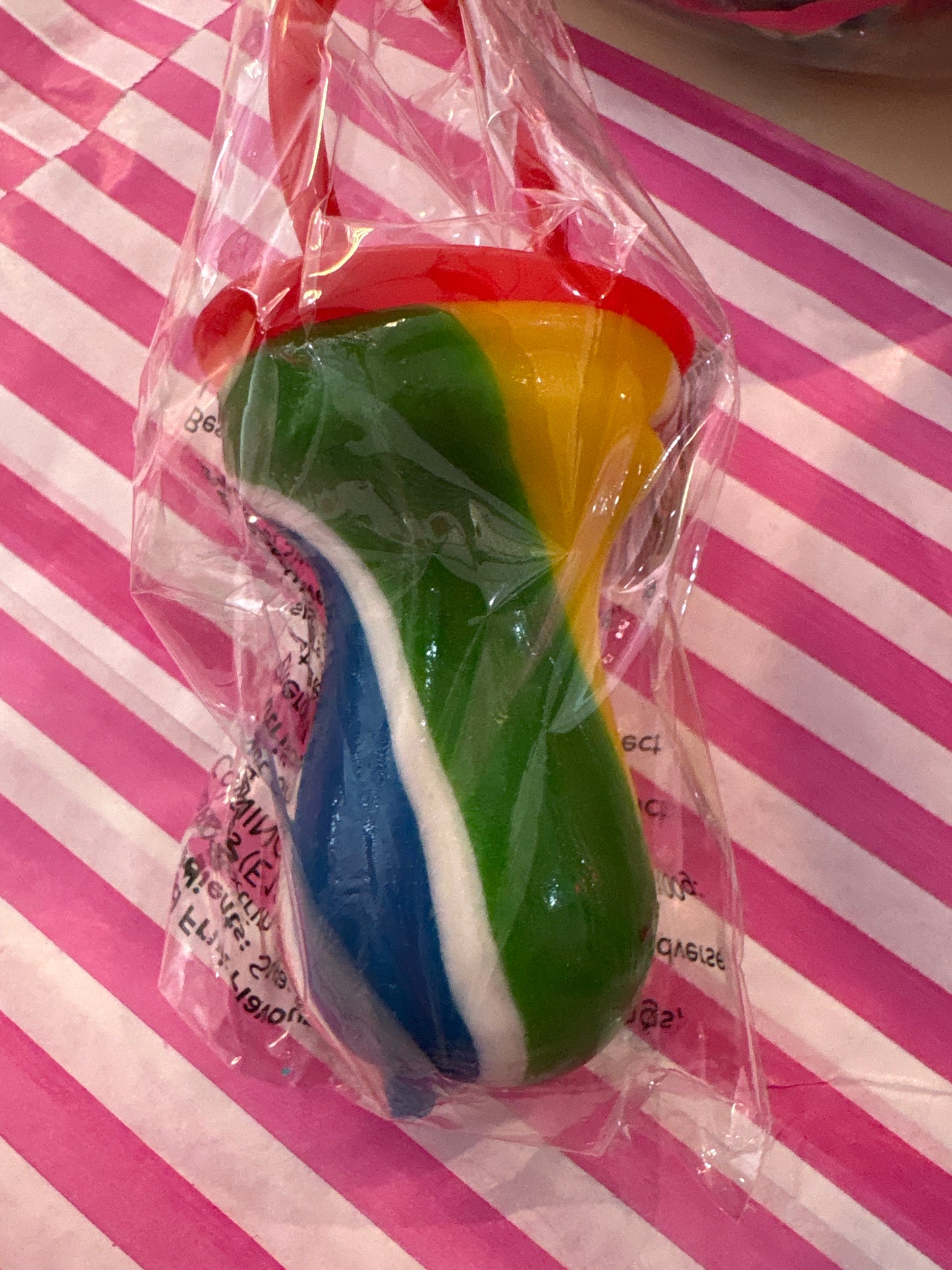 Candy Realms Rainbow Dummies fruit flavoured lollipops