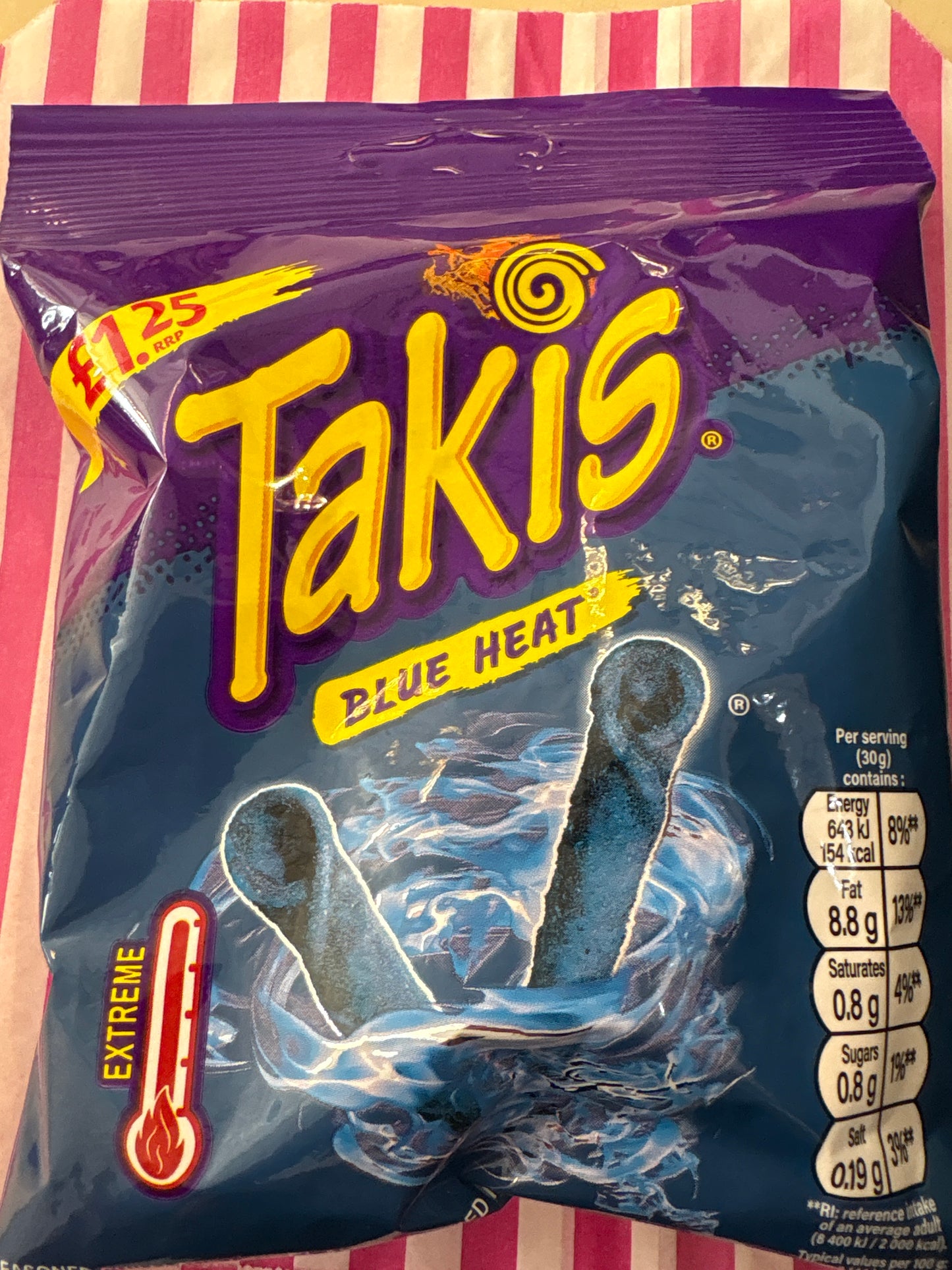 Takis Blue Heat