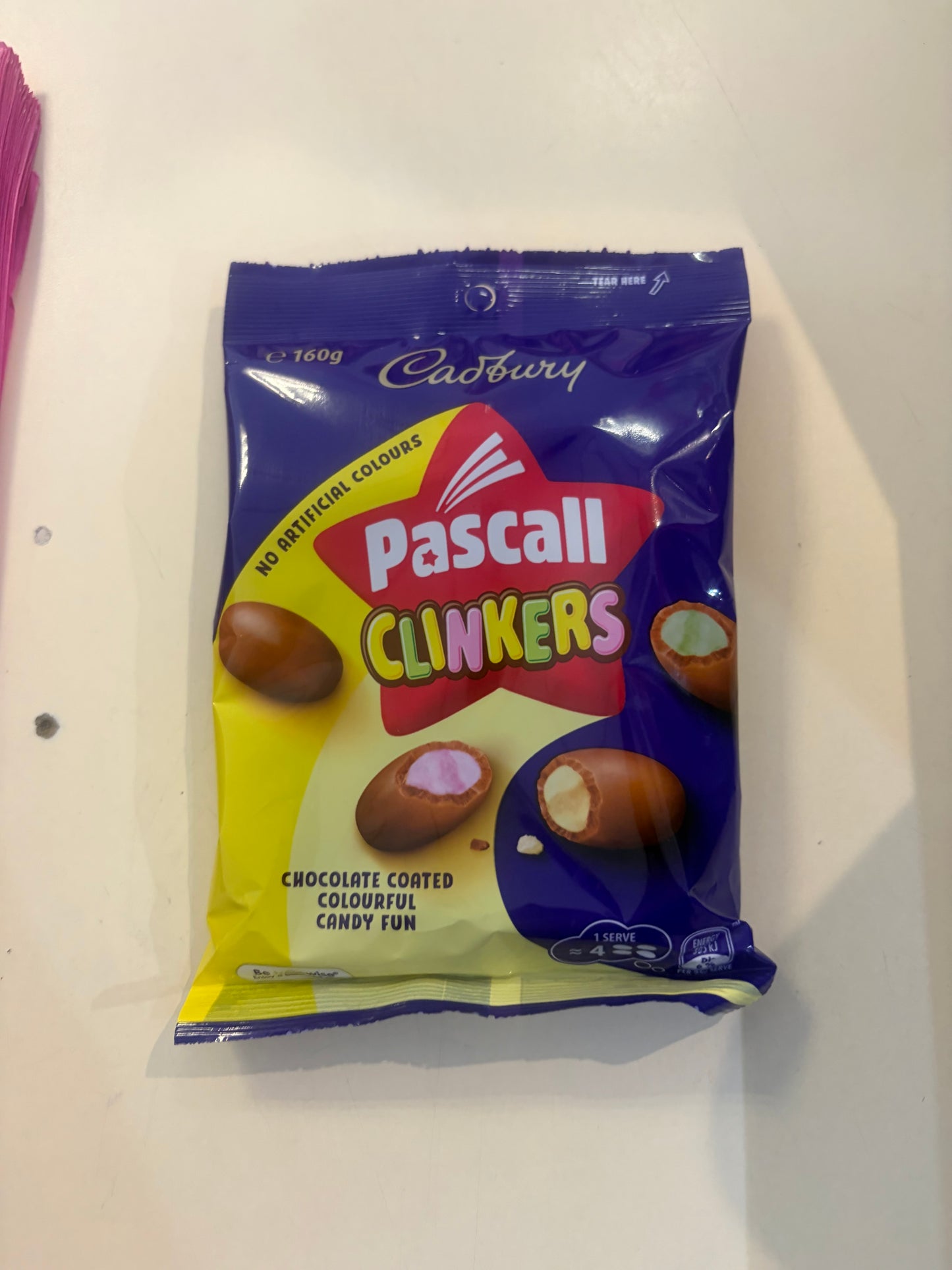 Cadburys pascall clinkers 160g bag
