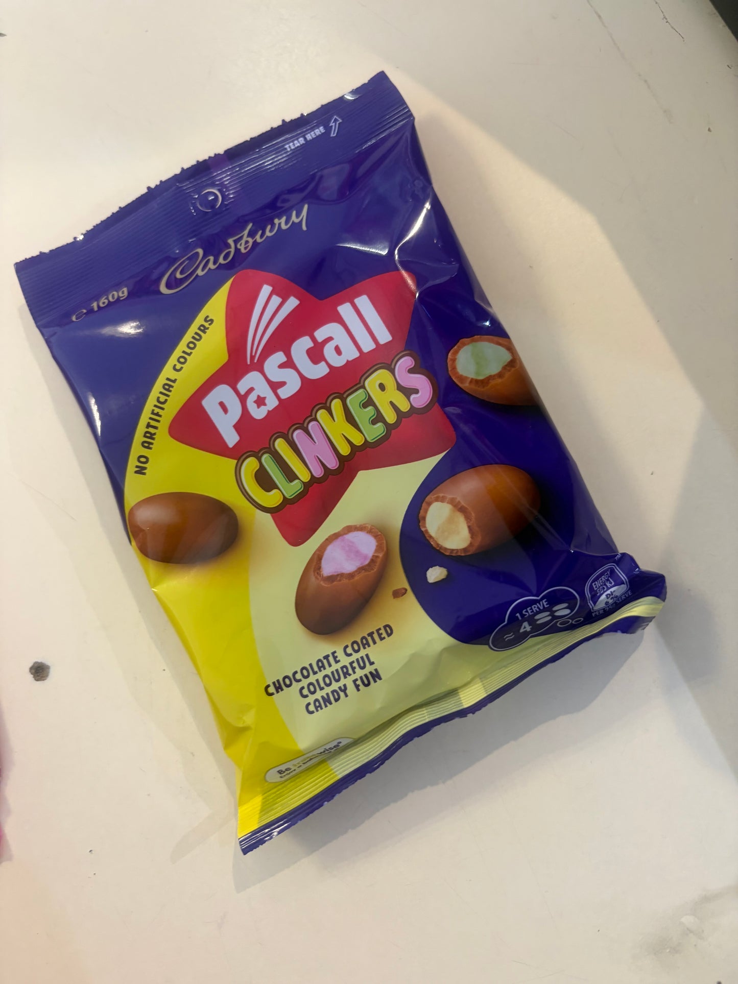 Cadburys pascall clinkers 160g bag