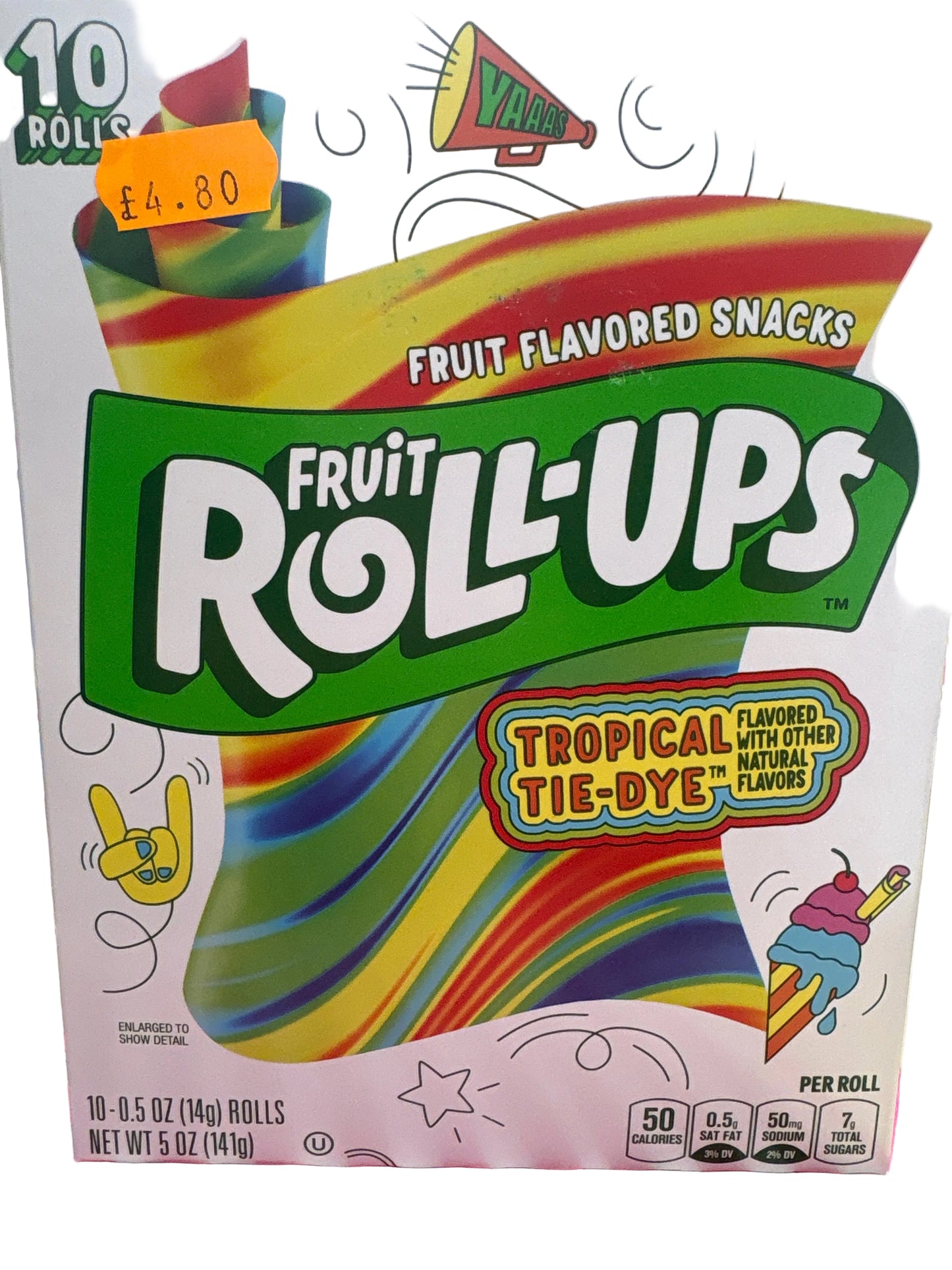 Fruit Roll-ups Tropical Tie-Dye