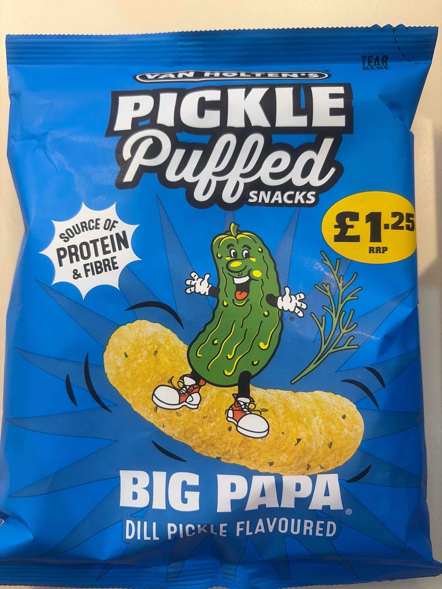 Van holtens pickle puffed big papa 50g