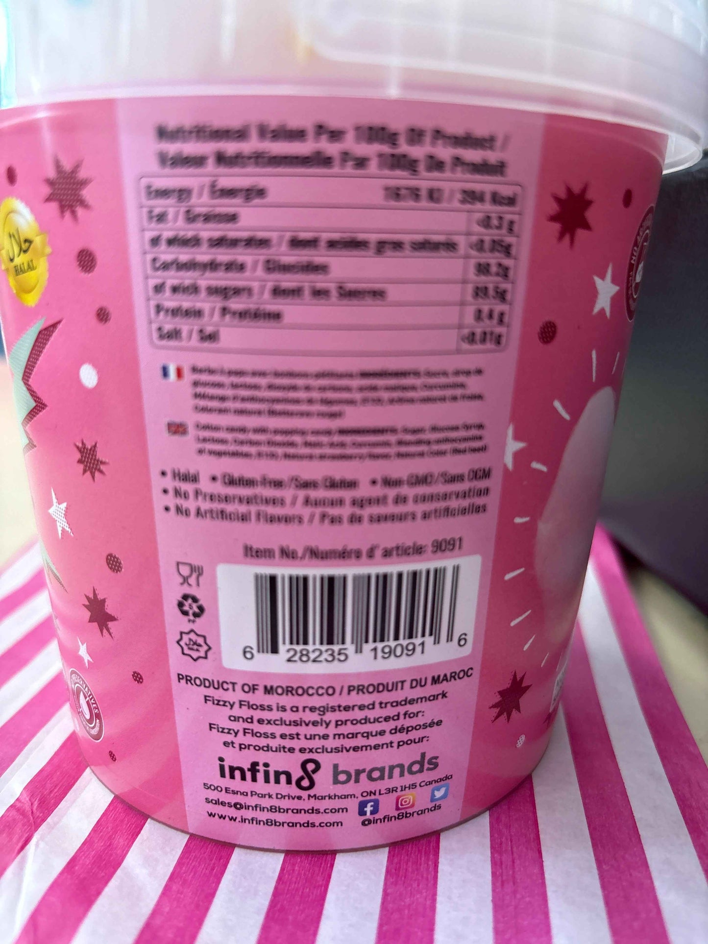 Fizzy floss popping cotton candy