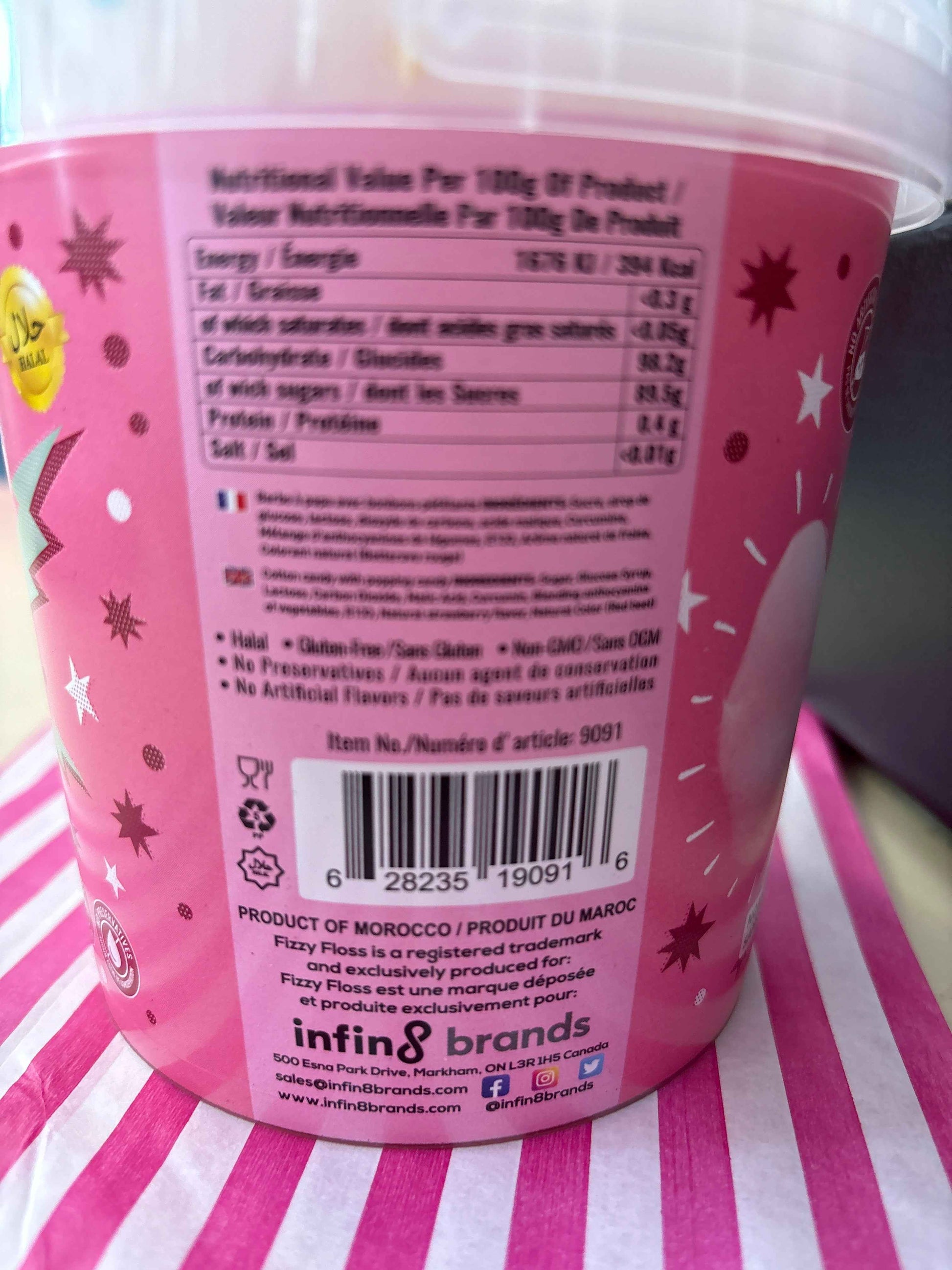 Fizzy floss popping cotton candy