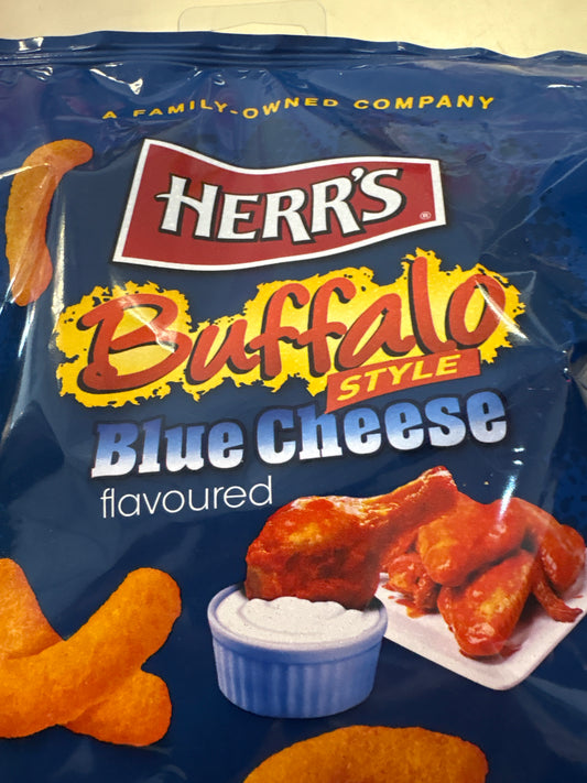 HERR’S Buffalo style Blue Cheese flavoured