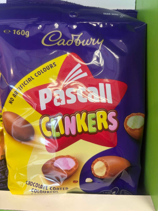 Cadbury’s pascall clinkers 160g bag