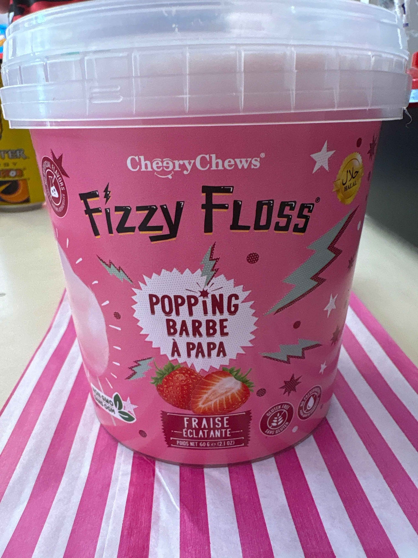 Fizzy floss popping cotton candy