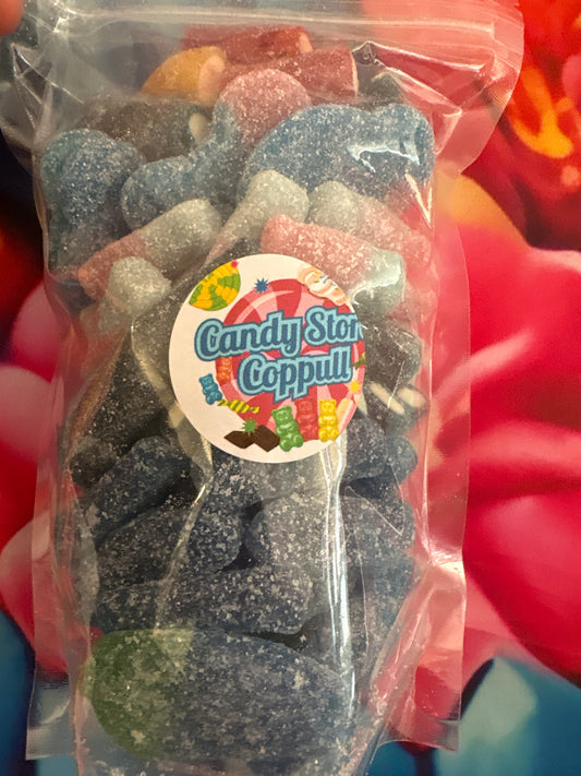 Medium size fizzy sweet pouch