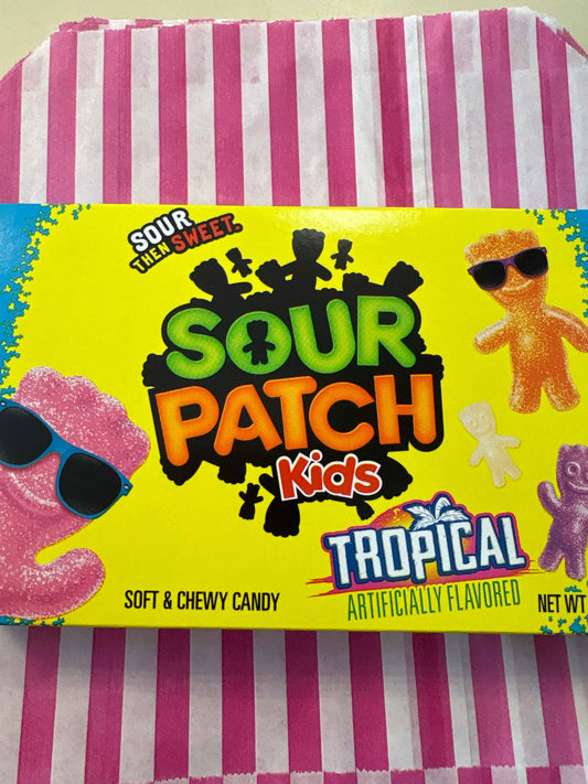 Sour patch kids Tropical box