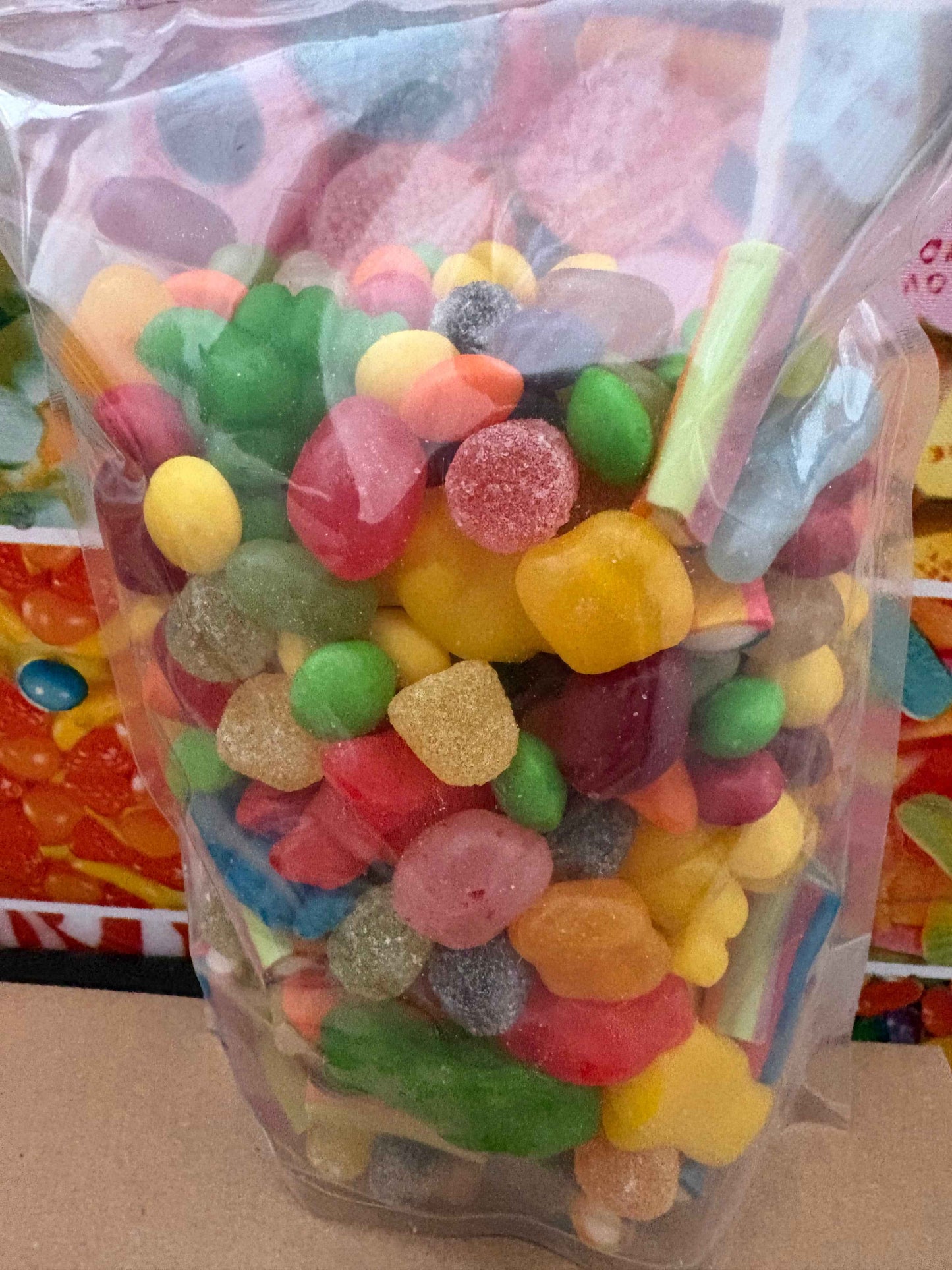 Colourful sweet mix