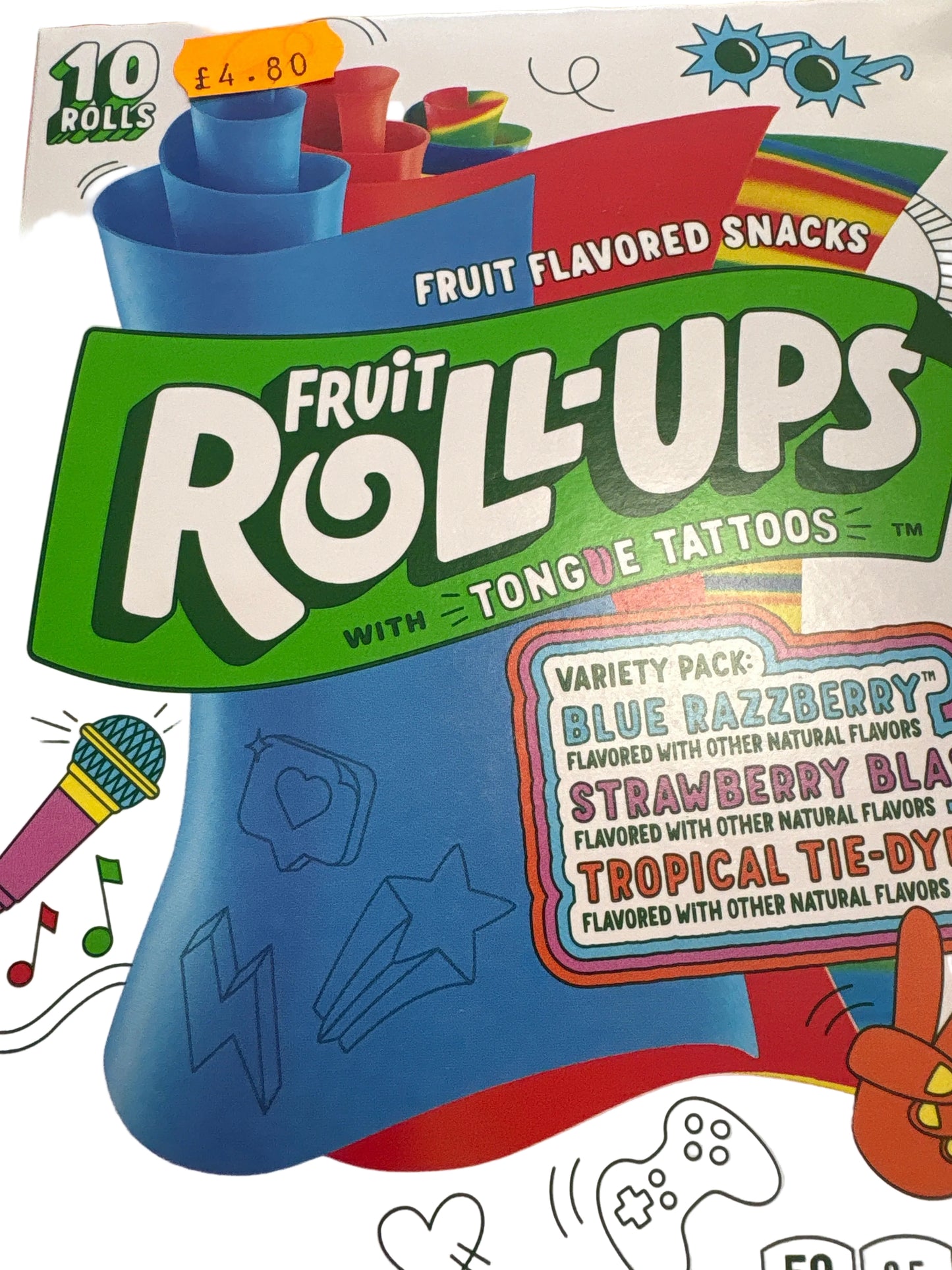 Fruit Roll - ups with Tongue Tattoos
