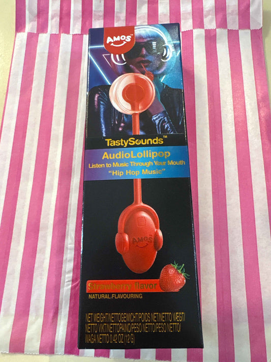 Audio lollipop strawberry flavour hip hop music