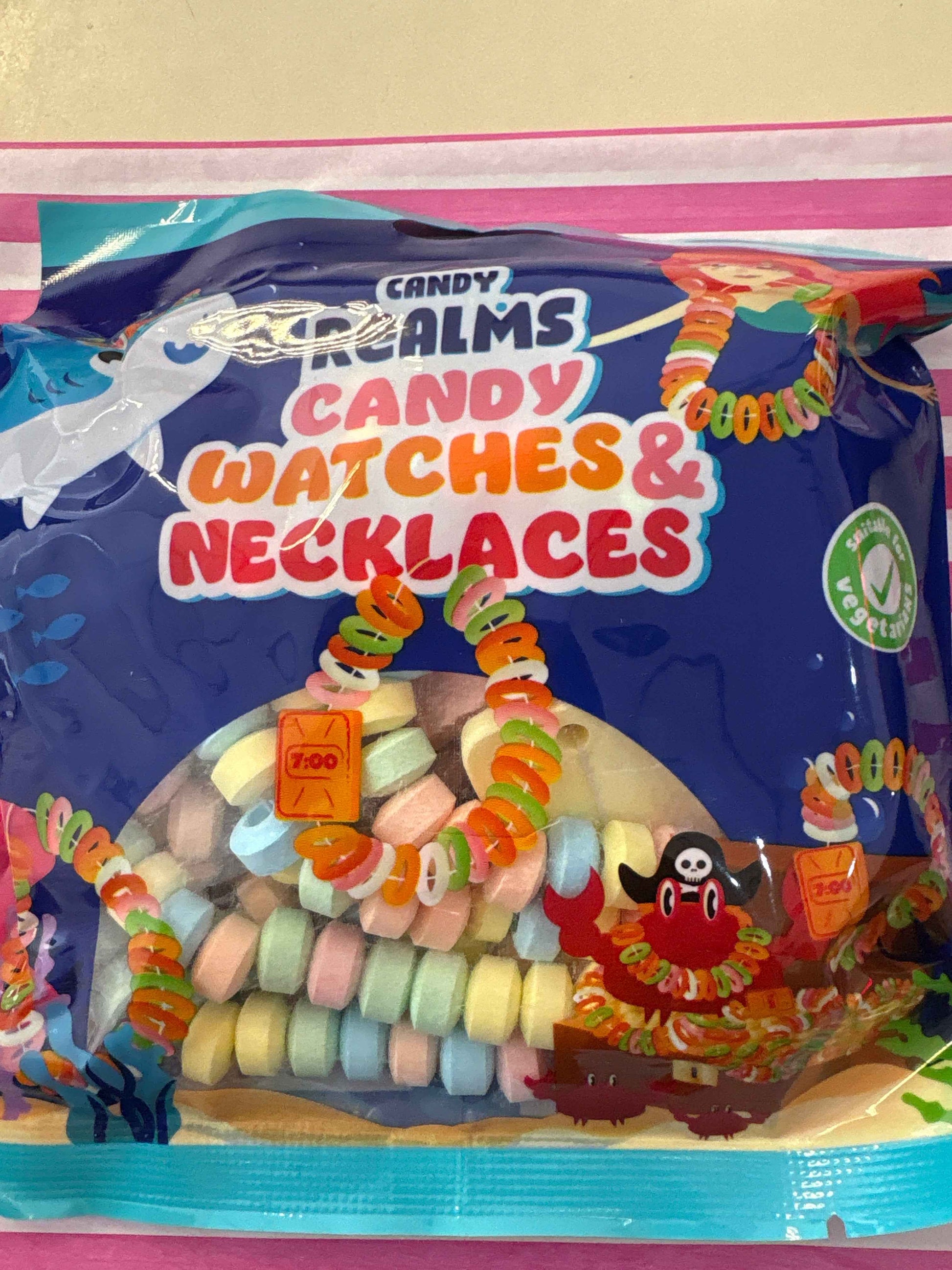 Candy watches and necklaces