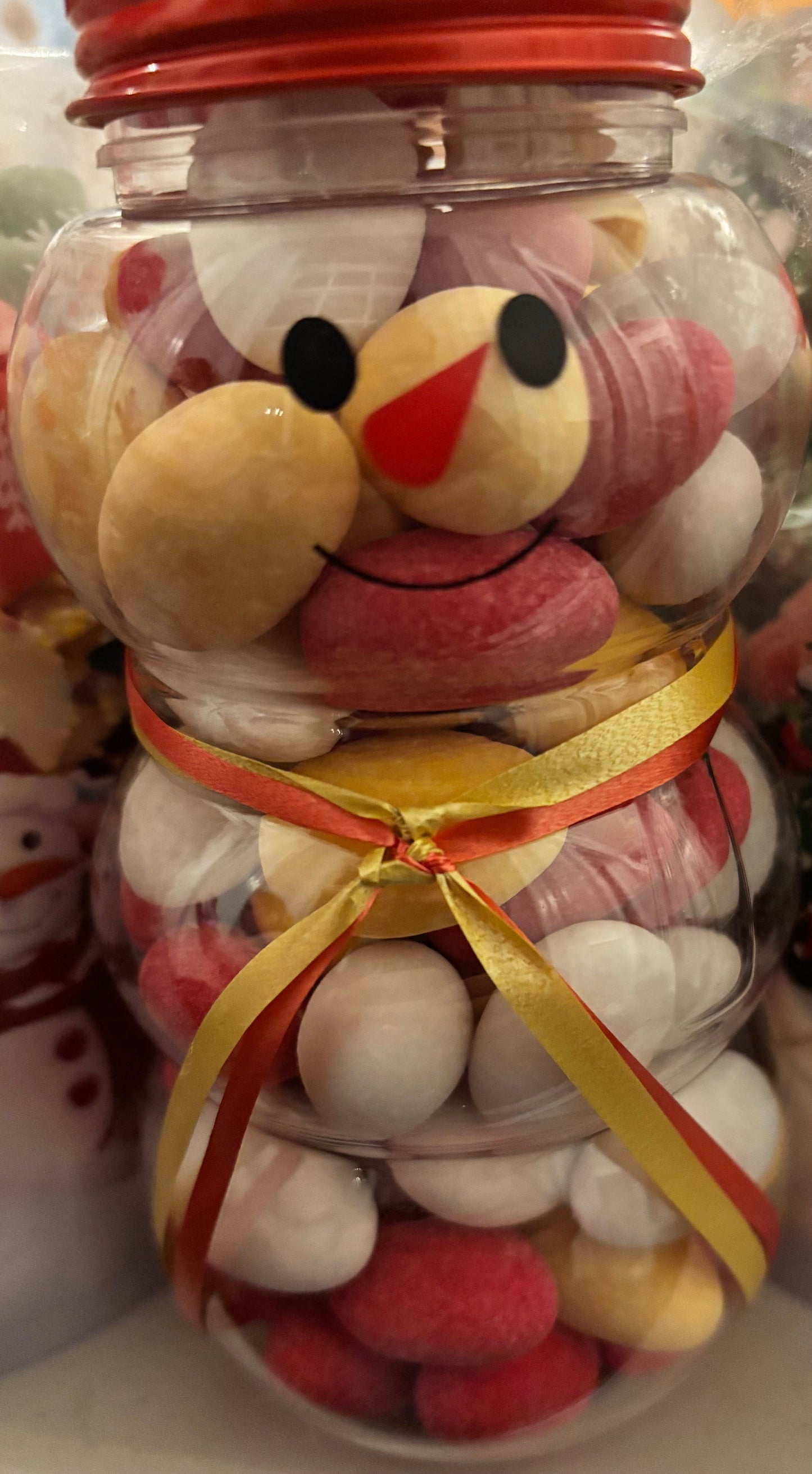 Sugared Almonds Snowman jar